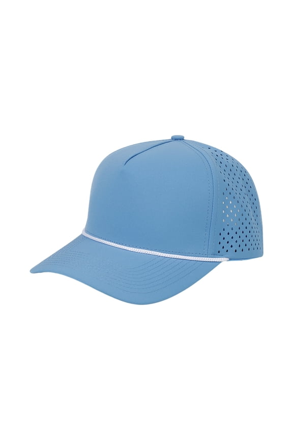 Unisex Mesh Baseball Caps 5 Panel Adjustable Dad Hats Casual Sport Plain Hats for Men Women Blue one size