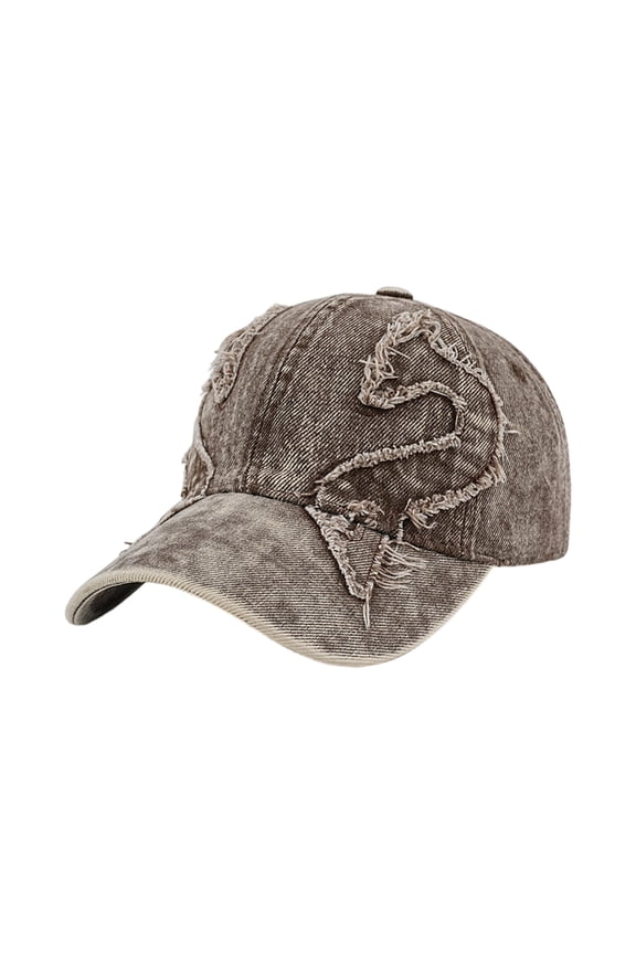Vintage Distressed Dad Hat Baseball Adjustable Unisex Style Headwear Vintage Trendy Fashion Hat For Mens Womens Khaki One Size