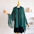 thumbnail image 1 of Lumtrix Women Chiffon Shawls and Wraps for Evening Dress Elegant Soft Sheer Scarf Wedding Bridal Scarf Formal Dress Cover UP Dark Green One Size, 1 of 4