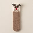 thumbnail image 1 of Lumtrix Women Christmas Fuzzy Socks Fluffy Cozy Slipper Socks Fall Winter Gifts Comfortable Indoor Home Socks B One Size, 1 of 4
