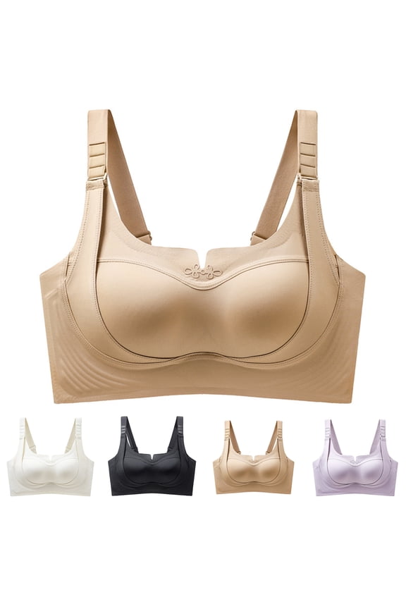 Women Custom-Lift Bust Shaping Bra Lifting & Shaping Bra Full Coverage Supportive Everyday Breast Lifter Bralettes Complexion 34