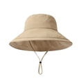 thumbnail image 1 of Lumtrix Women Men Wide Brim Sun Hat Outdoor Travel Beach Adjustable Bucket Hats Quick Dry Hiking Hat Khaki, 1 of 6