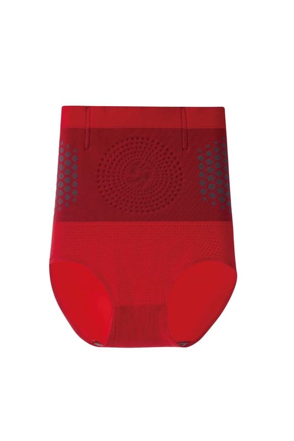 Women'S High Waisted Butt Lifting Panties Seamless Tummy Control Shapewear Comfortable Underwear Slim Fit Panties Shorts Red 2XL