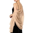 thumbnail image 1 of Lumtrix Women’s Chiffon Shawl Wrap Elegant Soft Sheer Scarf for Evening Dresses Wedding Bridal and Formal Occasions M One Size, 1 of 2