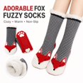 thumbnail image 1 of Lumtrix Women's & Men's Cute Animal Thick Fuzzy Slipper Socks Non Slip Warm Cozy Socks Indoor Winter Fleece Socks A One Size, 1 of 5