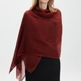 thumbnail image 1 of Lumtrix Women's Shawls and Wraps for Evening Dress Wedding Soft Spring Summer Scarf Solid Color Thin Scaves Red One Size, 1 of 6