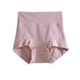 thumbnail image 1 of Lumtrix Womens Cotton Underwear High Waisted Full Coverage Tummy Control Panties Soft Strech Panties Watermelon Red L, 1 of 3