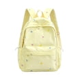 thumbnail image 1 of Lumtrix Womens Packpack Floral Schoolbags Lightweight Bookbag For Elementary Teen High College Daily Backpack Yellow, 1 of 2