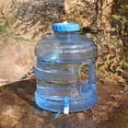 thumbnail image 1 of Lumxatz Camping Water Storage Tank with Faucet and Handle, Large Capacity Transparent Water Bucket for Outdoor Sports and Hiking, Portable Drinking Water Container, A, 1 of 7
