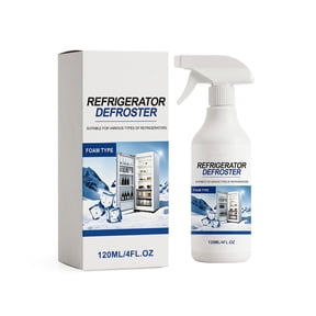 Lumxatz Freezer Defrost Spray 120ml, Quick Ice Melt for Refrigerator and Kitchen Appliance, Easy Frost Removal