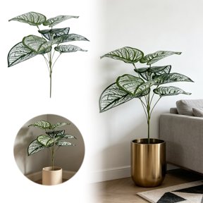 Lumxatz Low Maintenance Artificial Greenery, No Watering Faux Plants in Various Sizes for Home Decor, Indoor and Outdoor Use, Easy Care A
