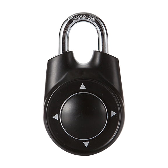 Lumxatz Mast Lock Directional Password Security Padlock for Gym Lockers and Daily Use with Durable Keyless Entry Design,Black