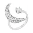 thumbnail image 1 of Luna .75 CT Cubic Zirconia White Gold Rhodium Delicate Ring - Size 9, 1 of 1