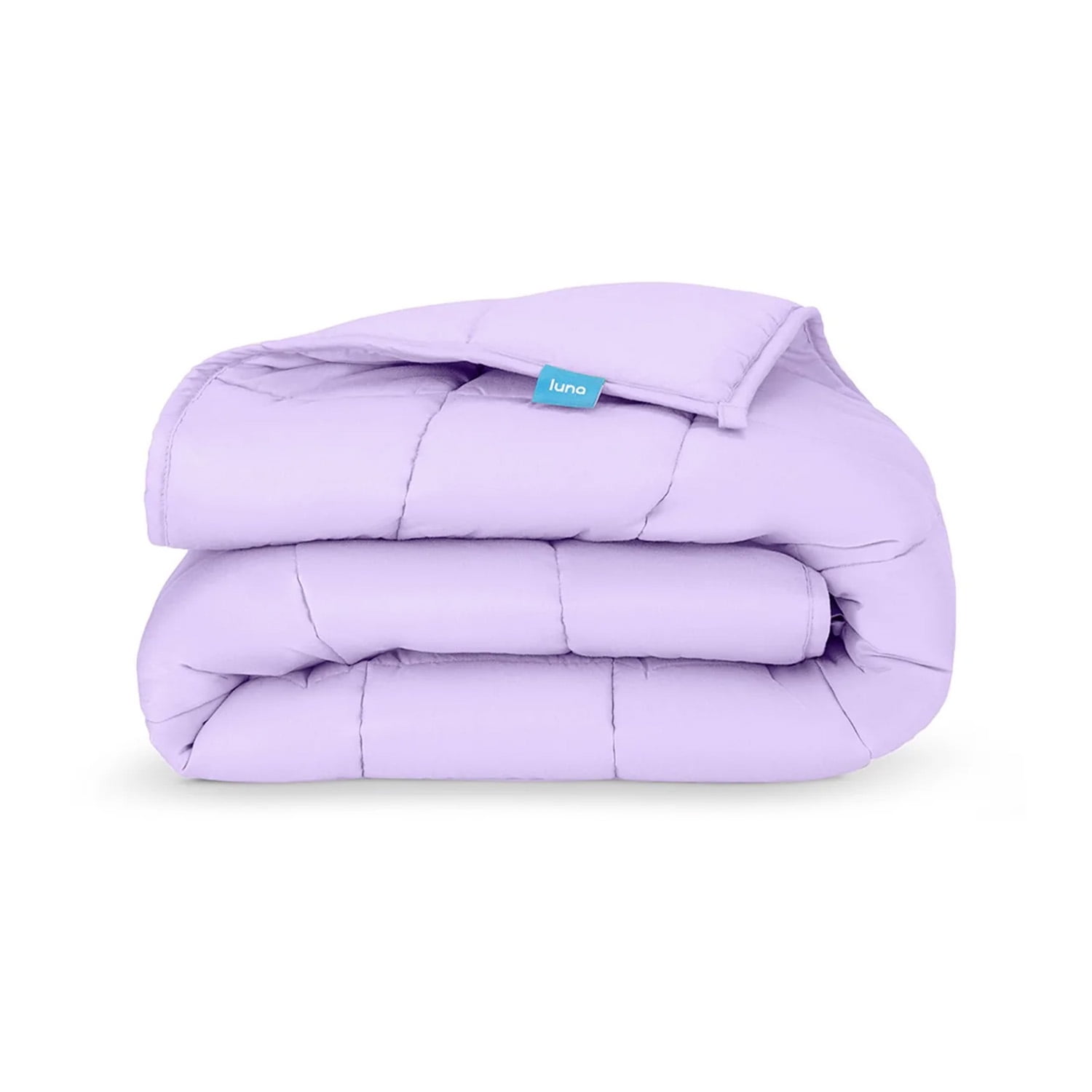 Luna Adult Cotton Weighted Blanket, 80 x 60 In, 10 Pounds, Lavender
