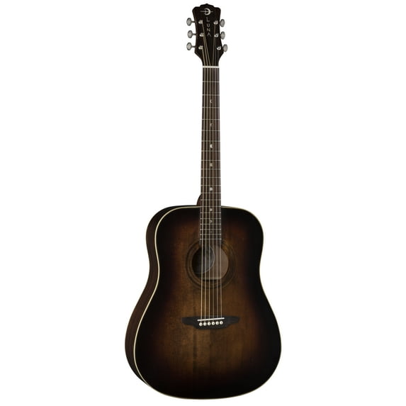 Luna Art Vintage Dread Solid Top Distressed Acoustic Guitar