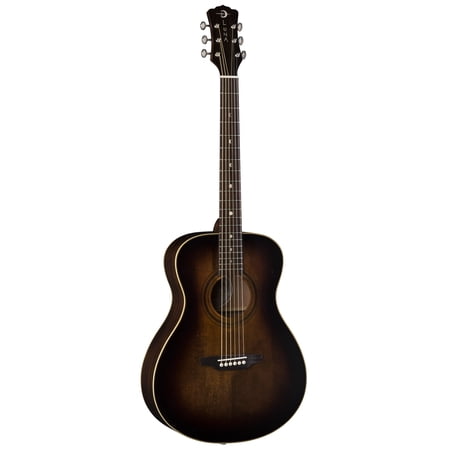 Luna Art Vintage Folk Solid Top Distressed Acoustic Guitar
