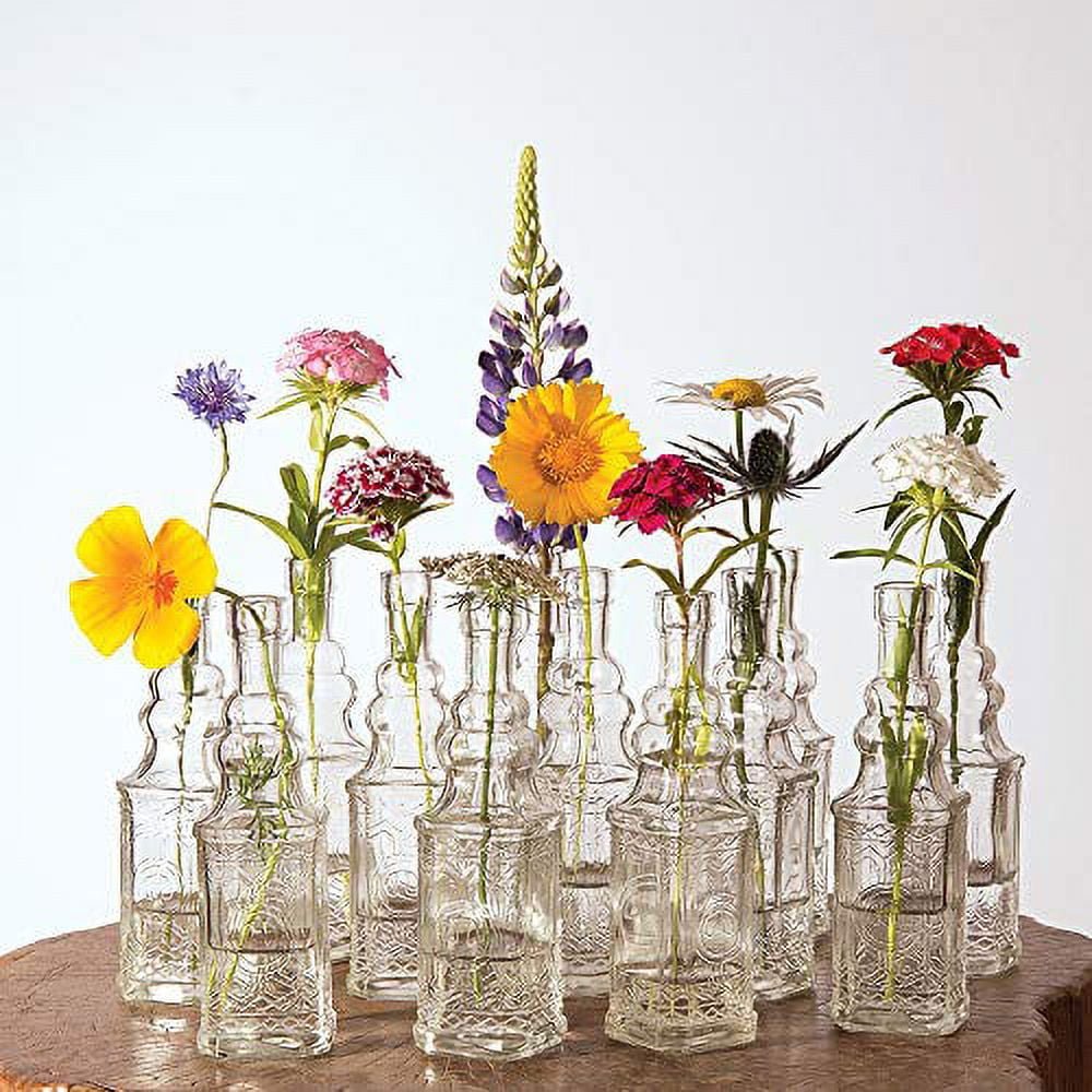 Vintage Glass Bottle Vases