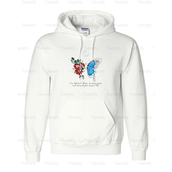 Luna Butterfly Quote Mystical Aesthetic Graphic Hoodie M3082419, Up to Size 5XL