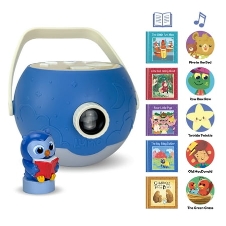Luna Storytime Projector Machine Starter Set 5 Stories & 5 Songs, Toddler Toy Gift for Ages 3+