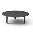 thumbnail image 1 of Luna Coffee Table, Oak Veneer Top, Solid Birch Base, Both in Smoke Oak Color, 1 of 4