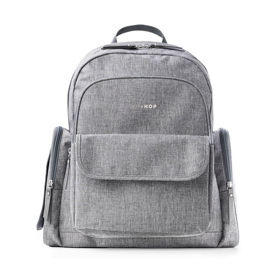 Skip Hop Luna Diaper Backpack, Heather Grey
