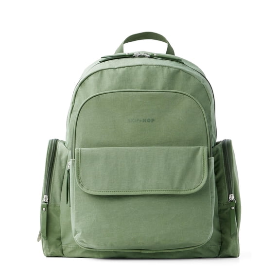 Skip Hop Diaper Backpack, Luna Diaper Backpack, for All Age Groups, Sage