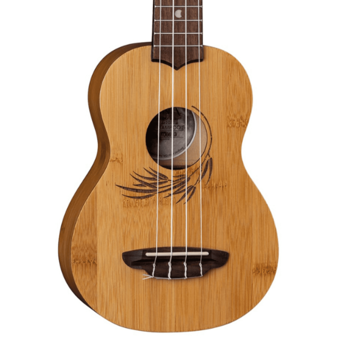 Luna Guitars Uke Bamboo Soprano Ukulele