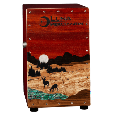 Luna Guitars Vista Deer Cajon with Bag