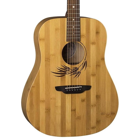 Luna Guitars Woodland Bamboo Dreadnought Acoustic Guitar