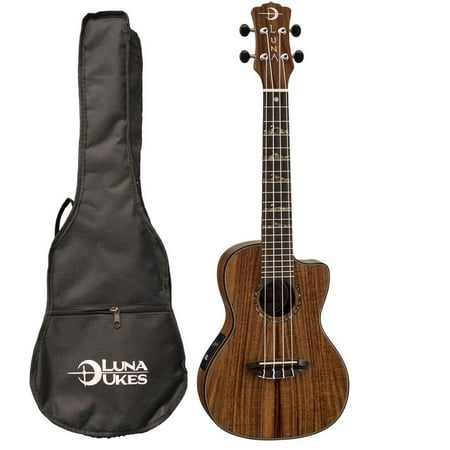 Luna High Tide Series Koa Concert Ukulele, UKE HTC KOA