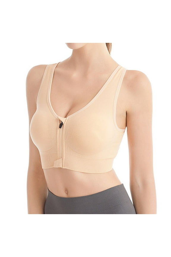 Luna Hug Bra Front Closure, Comfy Bras Front Closure, Annacomfy Lunahug -Seamless Buckle Crossback Shaping Bra Krdevn,Size:M