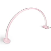 Luna LED Nail Light Half Moon Table Lamp, 3000‑6000K Adjustable Light for Nail Salon Manicure Table, Spa Reception, Massage Spa Furniture & Equipment, Pink Rhinestone
