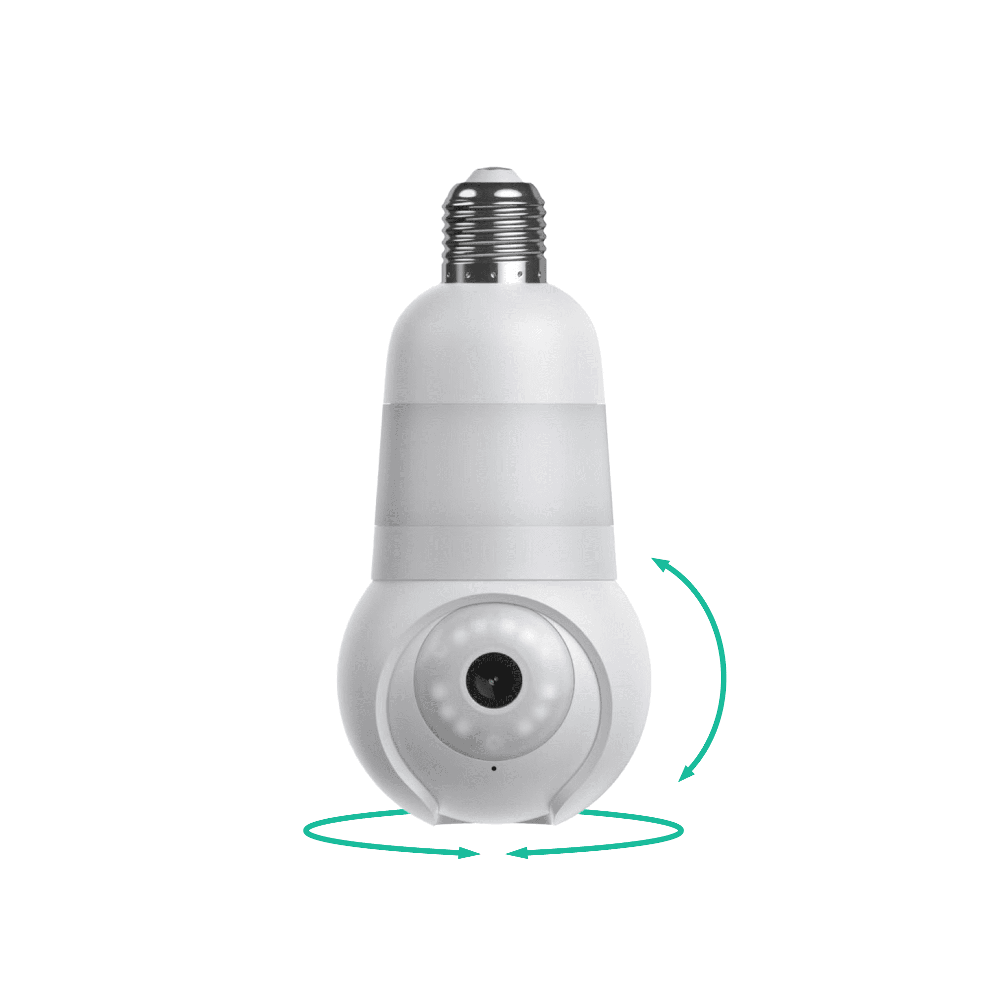 Luna Light Bulb Security Camera Wireless Outdoor Indoor 4MP 2K Ptz 360 ...