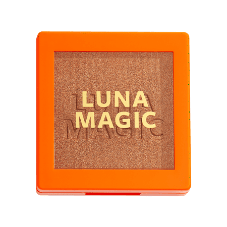 Luna Magic Compact Pressed Powder Highlighter, Caribbean, Gold