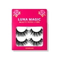 thumbnail image 1 of Luna Magic Faux Mink Lashes, False Eyelashes, 2 Pairs, Black, Rebelde, 1 of 9