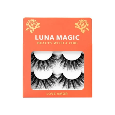 Luna Magic Faux Mink Lashes, False Eyelashes, Love Amor