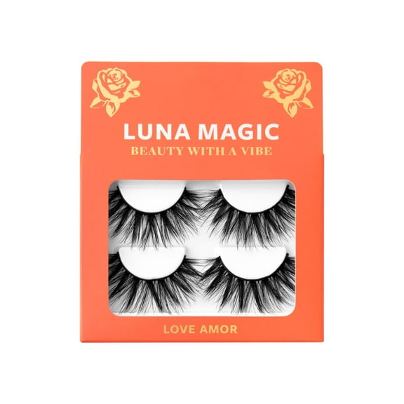 Luna Magic Faux Mink Lashes, False Eyelashes, Love Amor