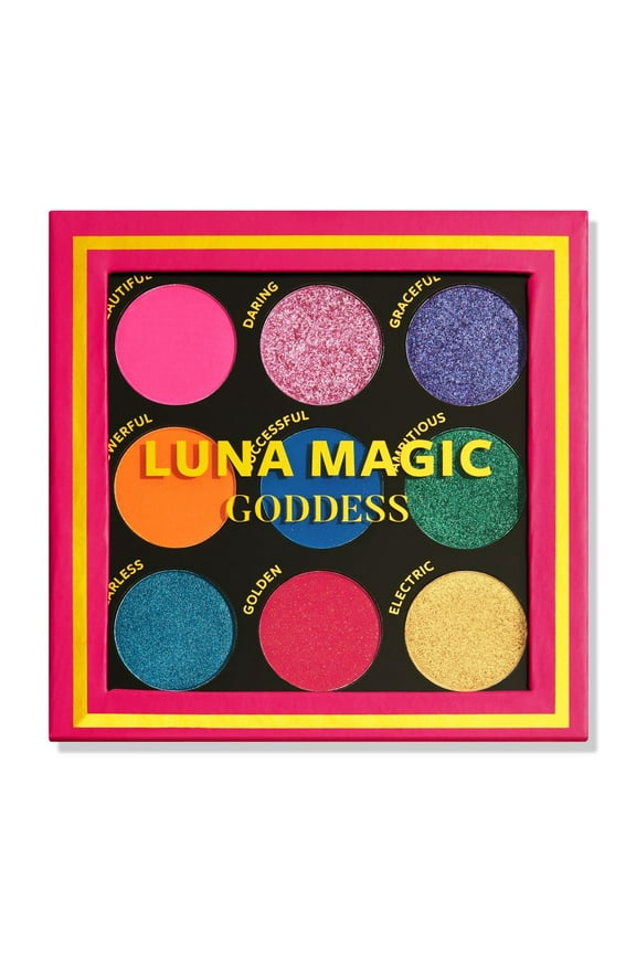 Matte and Shimmer 9 Colors Eyeshadow Palette, Goddess