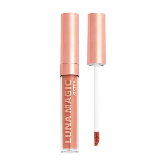 Luna Magic High-Shine Liquid Nude Lip Gloss, Sister, Nude