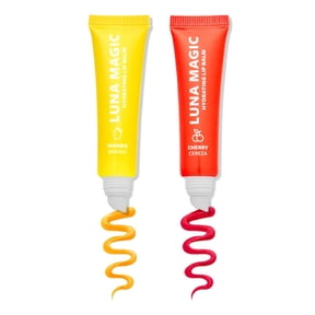 LUNA MAGIC Hydrating Lip Balm Duo, Mango and Cherry, 2 Pack, 30ml