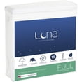 thumbnail image 1 of Luna Mattress Protector - Waterproof Mattress Cover w/ Absorbent Cotton Terry Surface, Full, 1 of 7