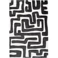 thumbnail image 1 of Luna Meara Black and Ivory Recycled Polyester Area Rug, 1 of 7