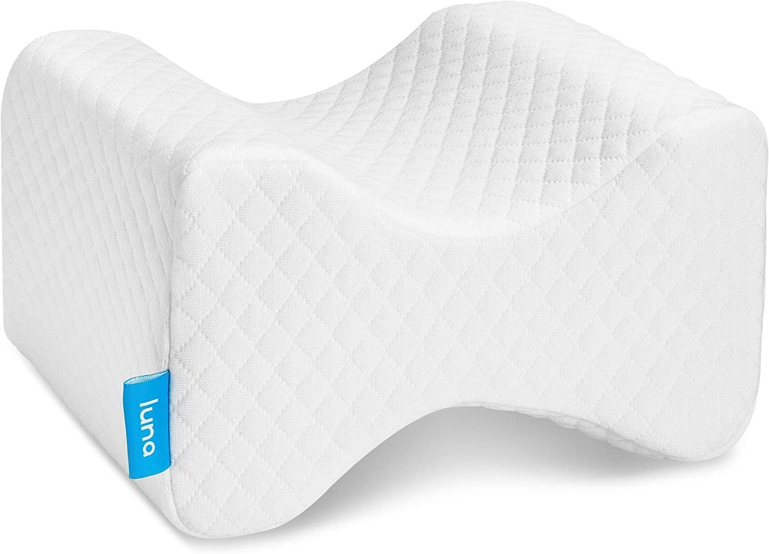 SelectSoma Knee Pillow for Side Sleepers - Cooling Memory Foam Leg Pillow  for Sleeping - Leg & Knee Foam Support Pillow - Soothing Pain Relief for