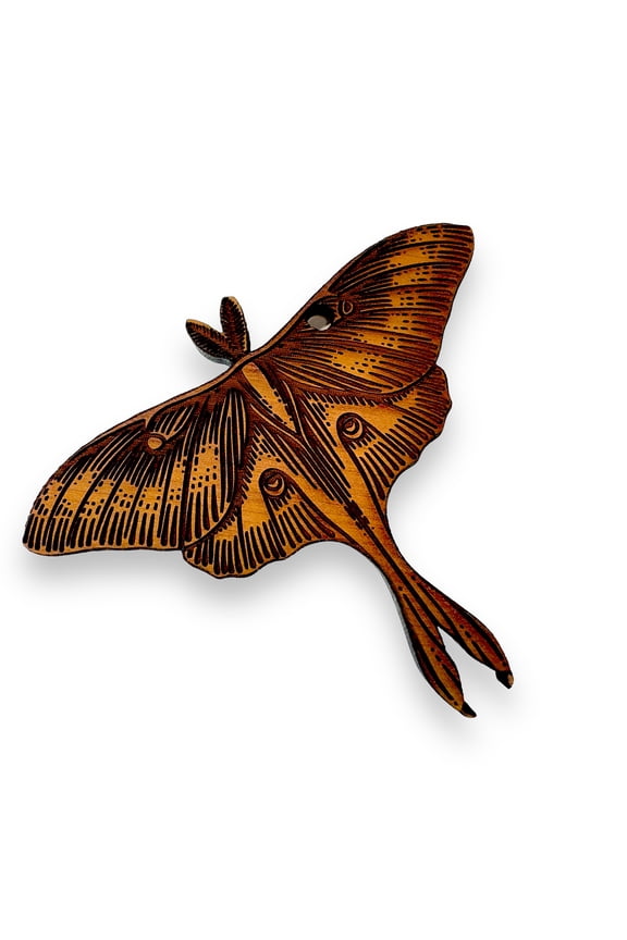 Luna Moth - Cedar Ornament
