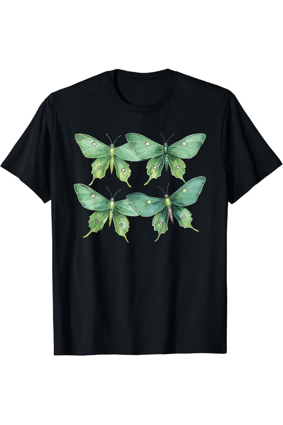 Luna Moth Insect Lover Witchy Aesthetic Fairycore T Shirt