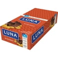 thumbnail image 1 of LUNA Nutz Over Chocolate Flavor Gluten Free Snack Bars, Protein Bars, 15ct, 1 of 13