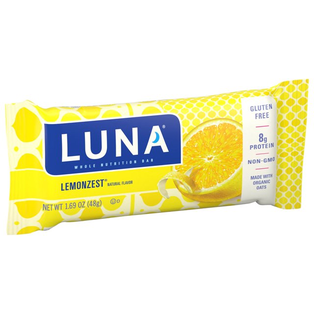 Luna Organic Lemon Zest Nutrition Bar, 1.69 Oz