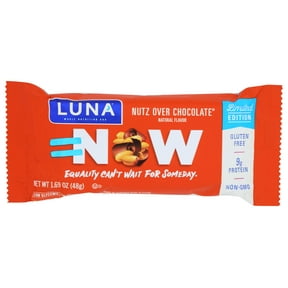Luna Organic Nutz Over Chocolate Nutrition Bar, 1.69 Ounce -- 15 per case.