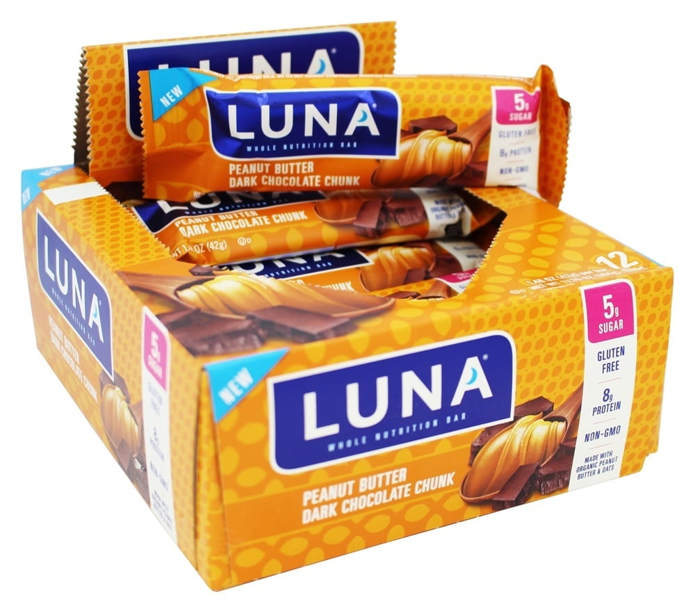 Luna Peanut Butter Dark Chocolate Chunk Whole Nutrition Bar, 1.48 Oz
