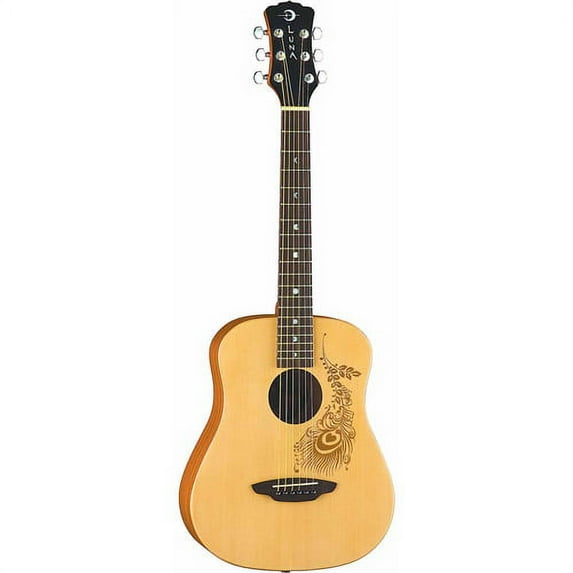 Luna Safari Henna Travel Guitar with Gigbag
